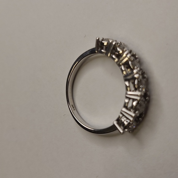 Wedding ring 14K wight Gold Natural Dimond 💍 for Women Color F-H - Picture 4 of 7